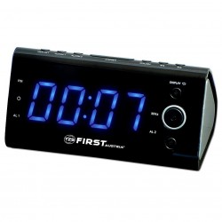 Radio Reloj AM-FM indicador de temperatura.  FA2419-3
