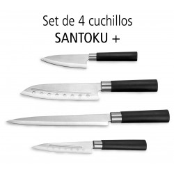 Set de cuchillos ceramicos 4 piezas Santoku.C01002-21CS4P
